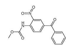 Carbamic acid, (4-benzoyl-2-nitrophenyl)-, methyl ester (9CI) 结构式