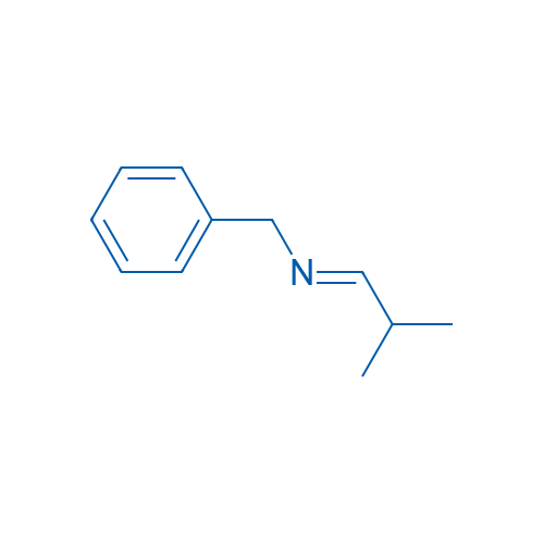 Benzenemethanamine, N-(2-methylpropylidene)- 结构式