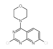 4-(2,7-二氯吡啶并[2,3-D]嘧啶-4-基)吗啉 结构式