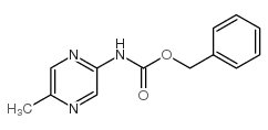 2-(Cbz-氨基)-5-甲基吡嗪 结构式