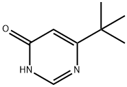 6-叔丁基嘧啶-4-醇 结构式