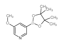 3-甲氧基-5-吡啶硼酸频哪醇酯 结构式