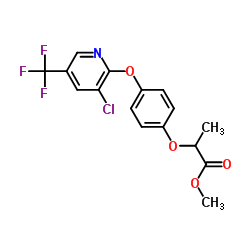 氟吡甲禾灵 结构式
