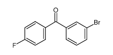 3-溴-4'-氟二苯甲酮 结构式
