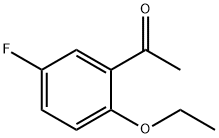 1-(2-乙氧基-5-氟苯基)乙酮 结构式