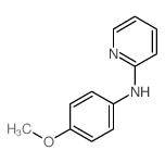 2-Pyridinamine, N-(4-methoxyphenyl)- 结构式