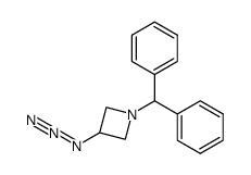 3-叠氮基-1-(二苯甲基)氮杂环丁烷 结构式