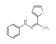 1-(2-Thienyl)ethanone phenylhydrazone 结构式