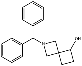 2-二苯甲基-2-氮杂螺[3.3]庚-5-醇 结构式