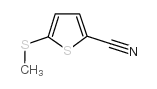 5-(甲基硫代)噻吩-2-甲腈 结构式
