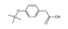 4-三甲基硅氧基苯乙酸 结构式
