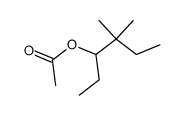 4,4-二甲基-3-己醇-3-乙酸酯 结构式