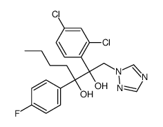 2-(4-氯苯基)-3-(4-氟苯基)-1-(1H-1,2,4-三唑-1-基)-2,3-己二醇-(2R,3R)-rel- 结构式