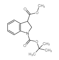2,3-二氢-1H-吲哚-3-羧酸甲酯 结构式