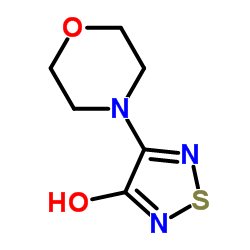 4-吗啉-4-基-1,2,5-噻二唑-3-醇 结构式