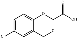 2-[4-氯-2-(氯甲基)苯氧基]乙酸 结构式