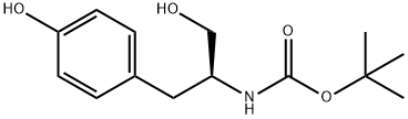 N-BOC-L-酪氨醇 结构式