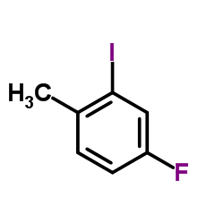 4-氟-2-碘-1-甲基苯 结构式