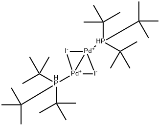 二-μ-碘双(三叔丁基膦基)二钯(I) 结构式