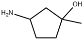 3-氨基-1-甲基环戊-1-醇 结构式