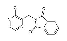 2-((3-氯吡嗪-2-基)甲基)异吲哚啉-1,3-二酮 结构式