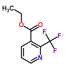 2-三氟甲基烟酸乙酯 结构式