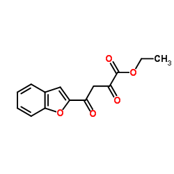 4-(苯并呋喃-2-基)-2,4-二氧代丁酸乙酯 结构式