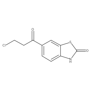 6-(3-chloropropanoyl)benzo[d]thiazol-2(3H)-one 结构式
