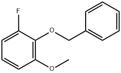 1-氟-3-甲氧基-2-(苯甲氧基)-苯 结构式