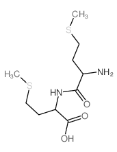 D-蛋氨酰-D-蛋氨酸 结构式