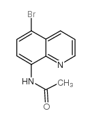 N-(5-溴-8-喹啉基)乙酰胺 结构式
