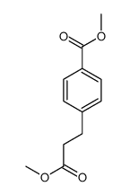 3-(4-甲氧羰苯基)丙酸甲酯 结构式