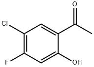 1-(5-氯-4-氟-2-羟基苯基)乙-1-酮 结构式