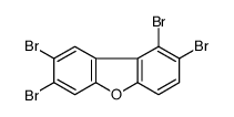 1,2,7,8-四溴二苯并呋喃 结构式