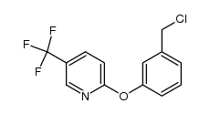 2-(3-(氯甲基)苯氧基)-5-(三氟甲基)吡啶 结构式