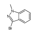 3-溴-1-甲基吲唑 结构式