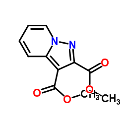 吡唑并[1,5-a]吡啶-2,3-二甲酸二甲酯 结构式
