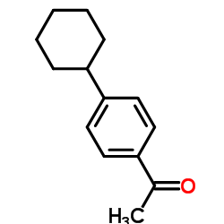 4'-环己基苯乙酮 结构式