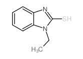1-乙基-1,3-二氢-2H-苯并咪唑-2-硫酮 结构式