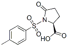 5-氧代-1-[(对甲苯基)磺酰基]-L-脯氨酸 结构式