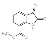 靛红-7-甲酸甲酯 结构式