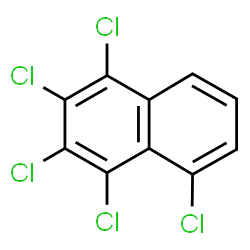1,2,3,4,5-五氯萘 结构式