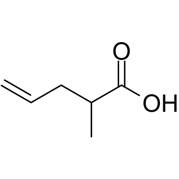 2-甲基-4-戊烯酸 结构式