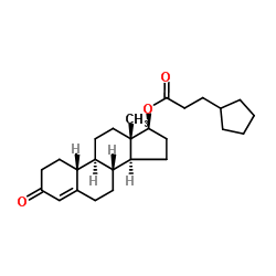 环戊丙酸诺龙 结构式