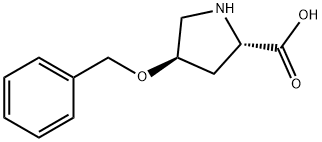 (2S,4R)-4-(苄氧基)吡咯烷-2-甲酸盐酸盐 结构式