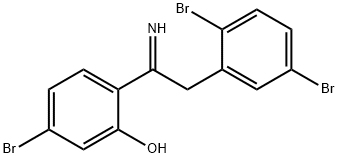 5-溴-2-(2-(2,5-二溴苯基)-1-亚氨基乙基)苯酚 结构式