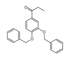 3',4'-DIBENZYLOXY-1-PHENYLPROPIOPHENONE 结构式