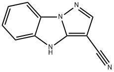 4H-吡唑并[1,5-a]苯并咪唑-3-甲腈 结构式