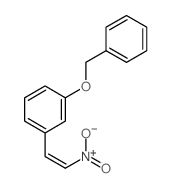 3-苄氧基-反-β-硝基苯乙烯 结构式