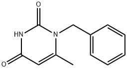1-苄基-6-甲基嘧啶-2,4(1H,3H)-二酮 结构式